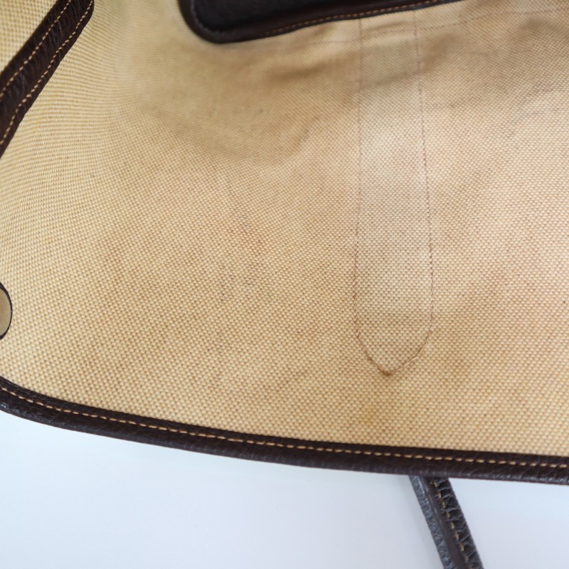 Hermes Garden Party 米棕花園36皮拼布 框刻-7