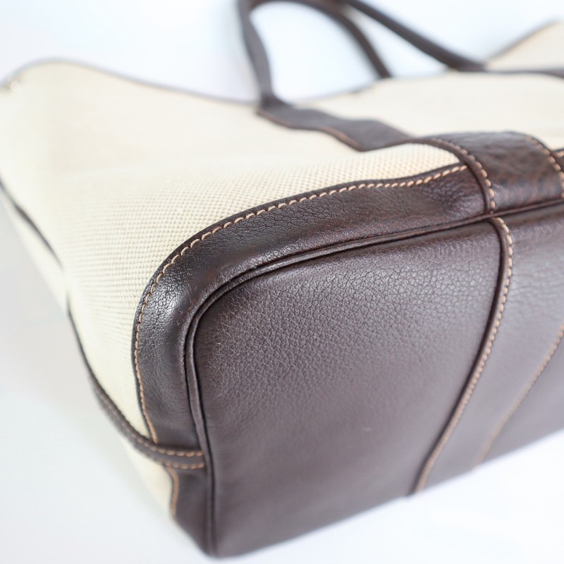 Hermes Garden Party 米棕花園36皮拼布 框刻-9