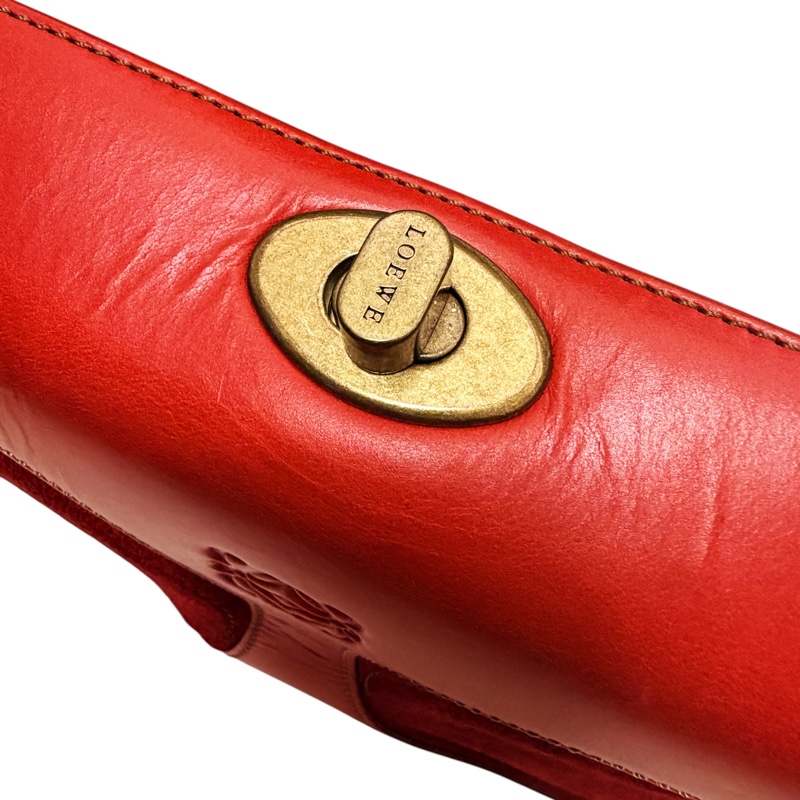 🍒LOEWE Anagram Turn Lock肩背包 2F251114-1-20