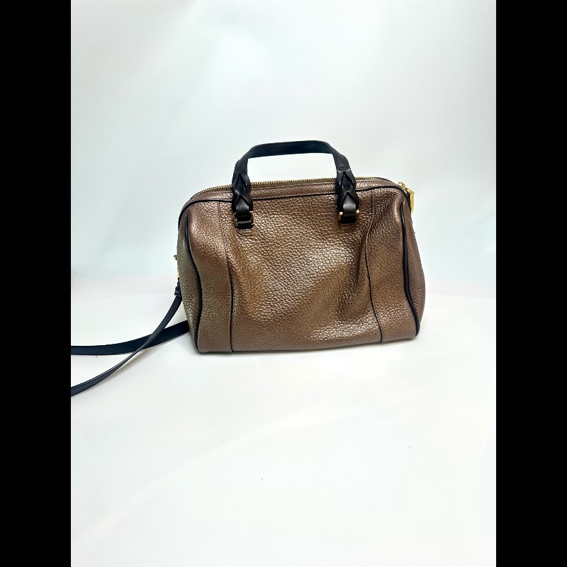 Loewe 浮雕大logo小號波士頓 手提包肩背包-2