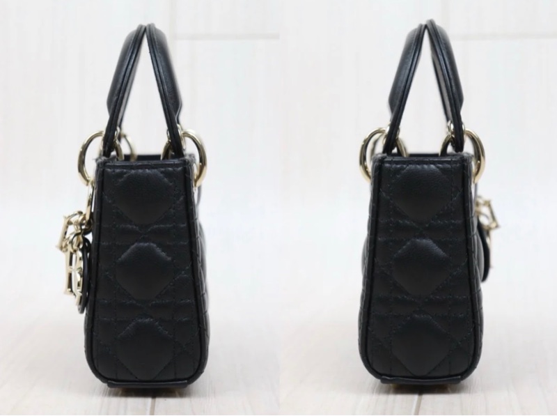 「JL精品代購」97新 Dior lady mini 黛妃包-3