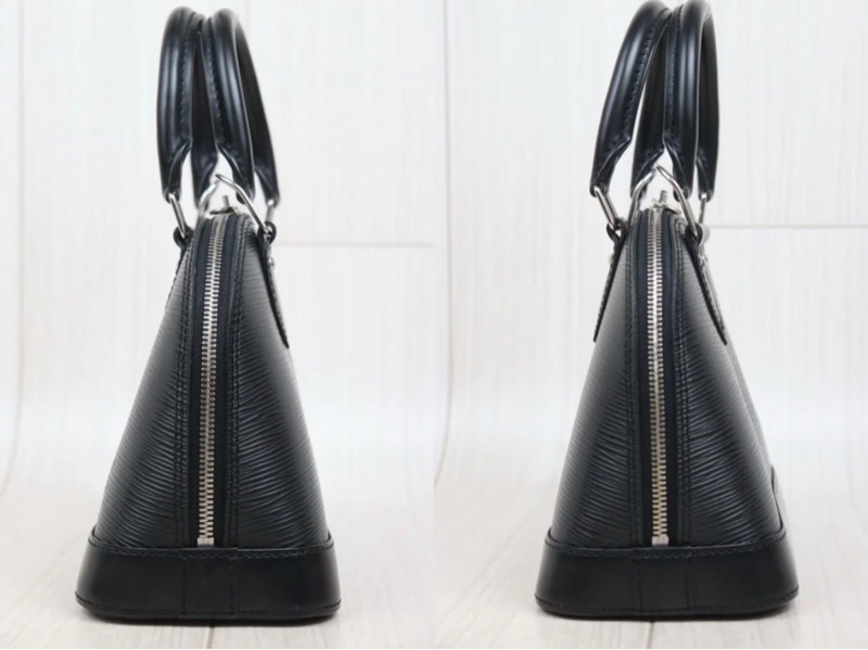 「JL精品代購」9新 LV 黑色水波紋 貝殼包-3