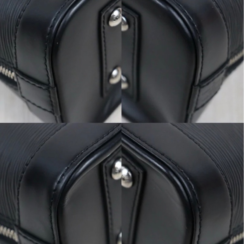 「JL精品代購」9新 LV 黑色水波紋 貝殼包-7