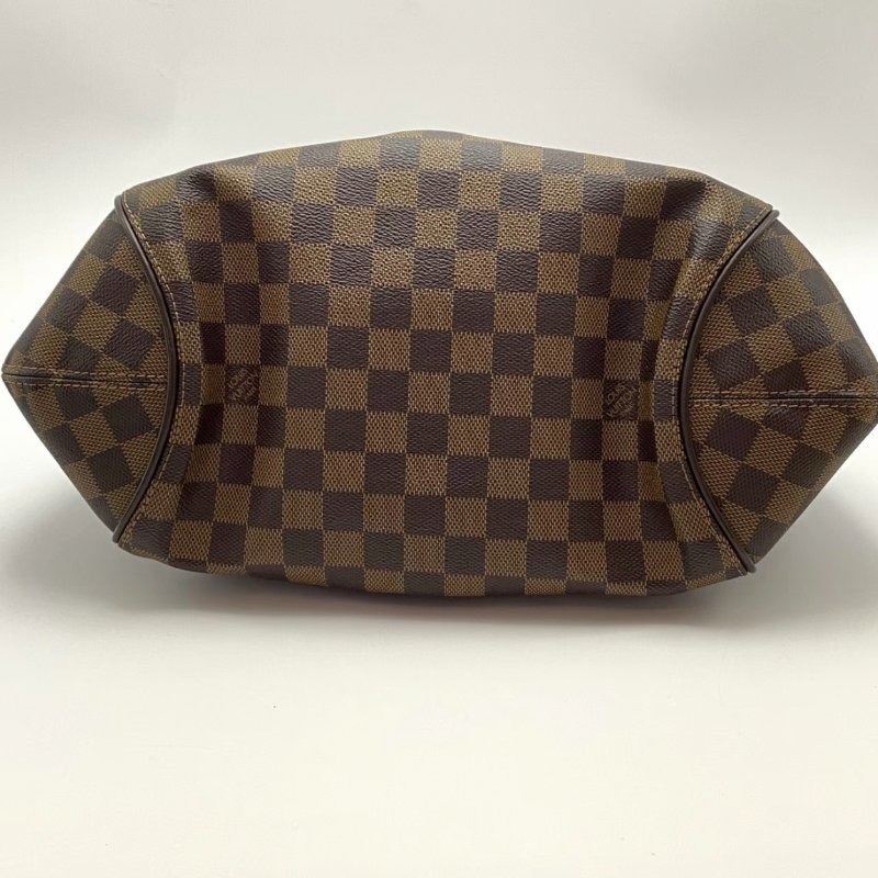 LV 棕棋盤手提肩背南瓜包 45*24*16 98新配件塵袋-3