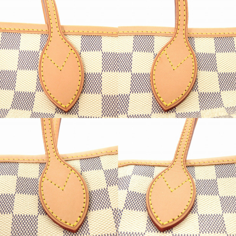 近全新路易威登 Neverfull PM Damier Azur N51110 手提包 LV 0321 LOUIS VUITTON-5