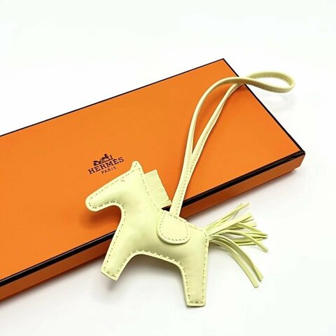 HERMES 小雞黃Rodeo小馬掛飾 全新閒置配件盒子