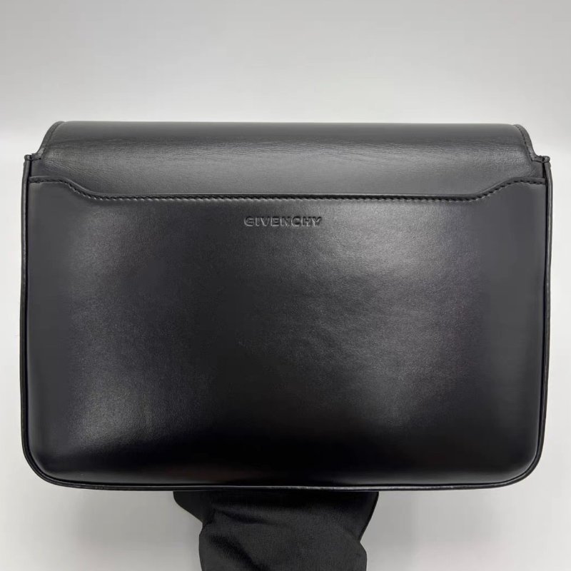 GIVENCHY 新款黑金4G Logo 歐陽娜娜同款 肩背斜背包21.5*15*6 98新-5