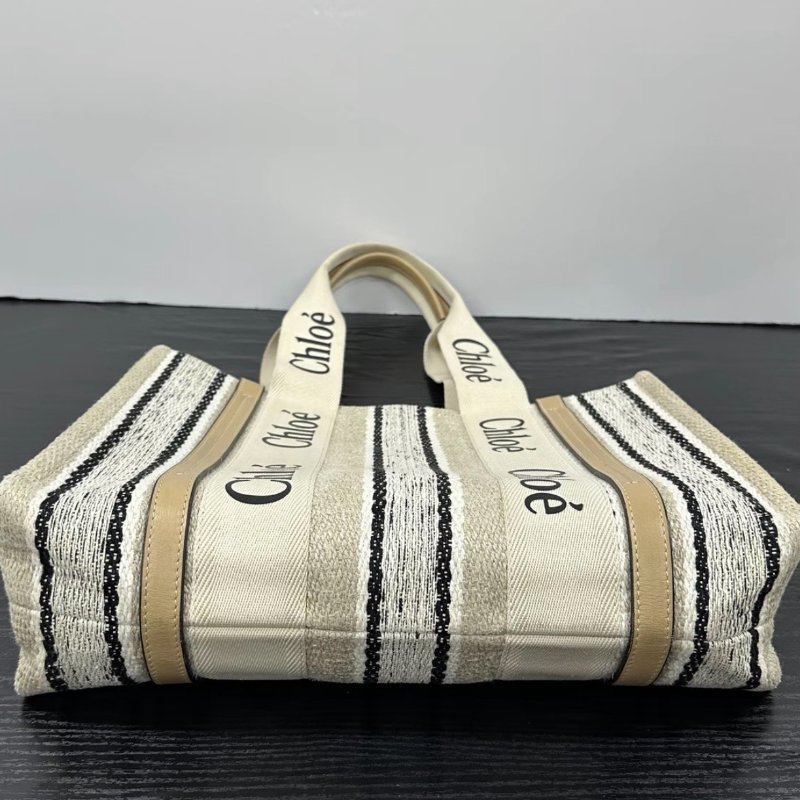 CHIOE 條紋托特包35*28*13 98新-2