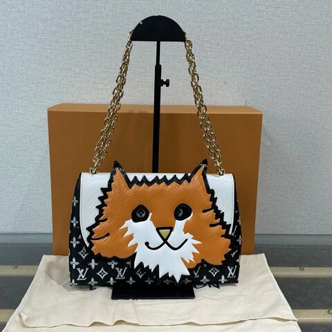 LV限量款貓貓包 98新配件盒子塵袋