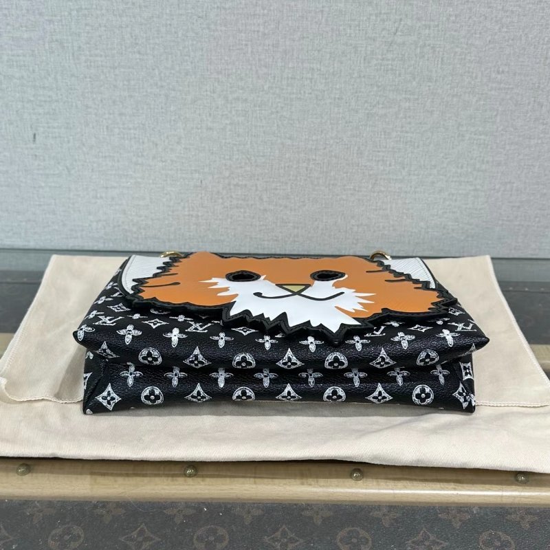 LV限量款貓貓包 98新配件盒子塵袋-3
