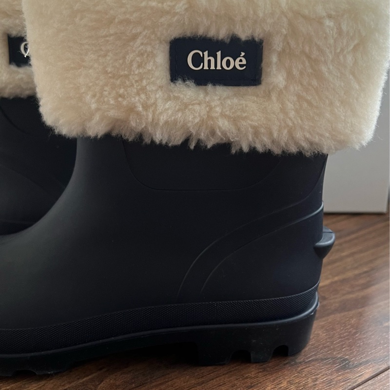 Chloe kids 36-38毛絨雨靴 雪靴-8