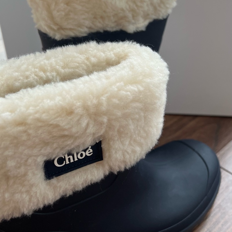 Chloe kids 36-38毛絨雨靴 雪靴-12