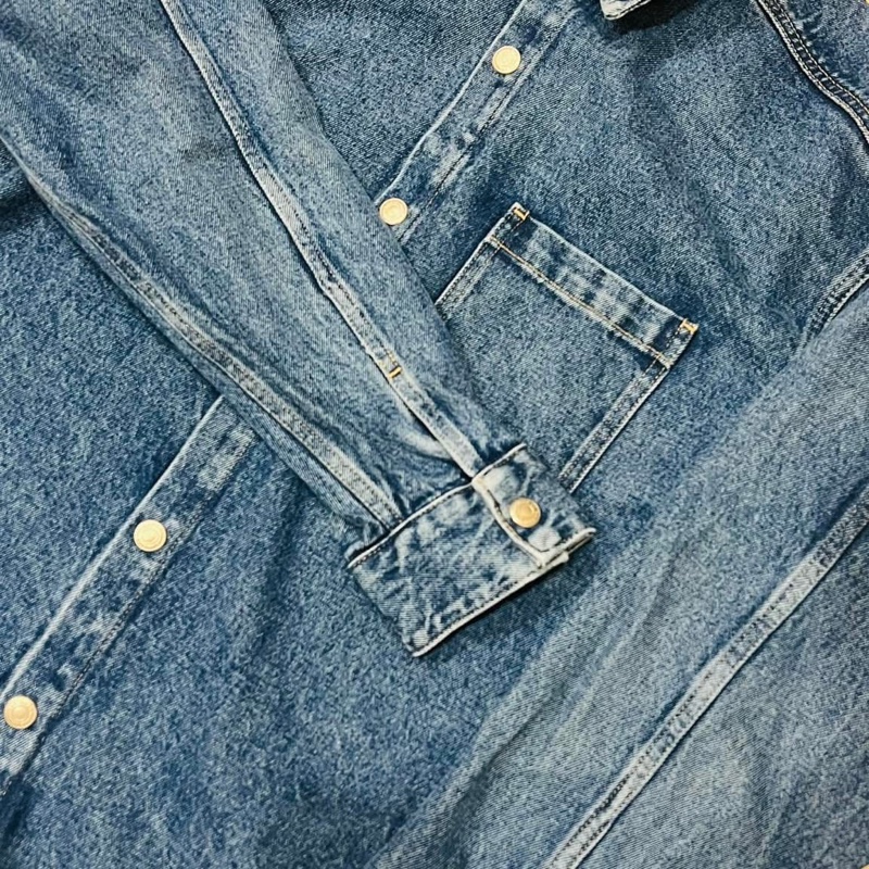 AMI 丹寧牛仔外套（S）男女共版-16