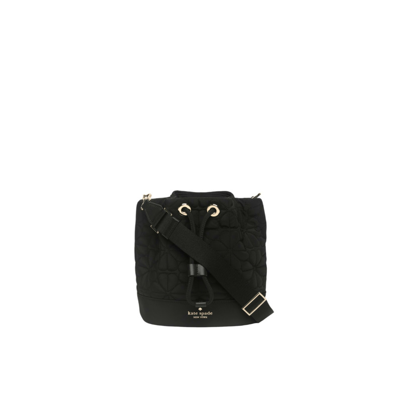 Spade Flower Quilted Fabric 水桶袋/斜揹袋-0