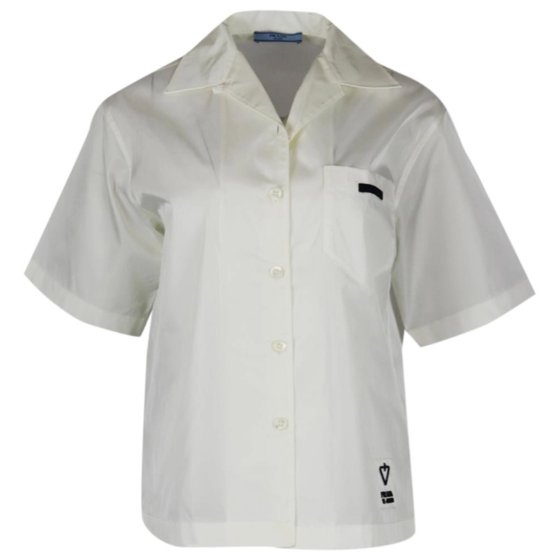 prada 白色短恤-0