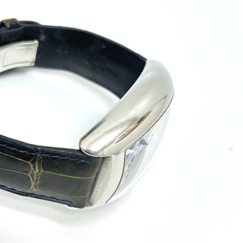 弗蘭克·穆勒 (FRANCK MULLER) 8080SCDTMAR Tonneau Curvex Mariner 藍色牛仔自動腕錶，不銹鋼材質，女士款，銀色-2