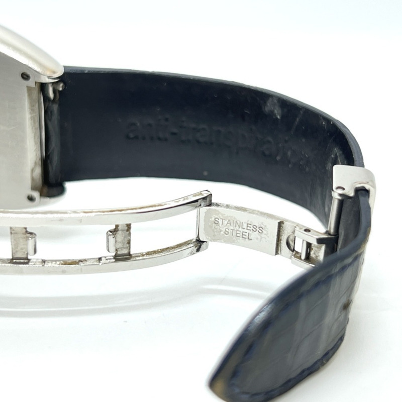 弗蘭克·穆勒 (FRANCK MULLER) 8080SCDTMAR Tonneau Curvex Mariner 藍色牛仔自動腕錶，不銹鋼材質，女士款，銀色-7