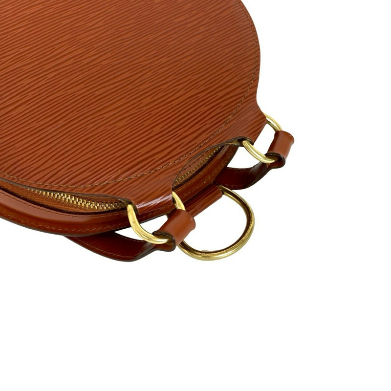 全新未使用路易威登 Mabillon Epi 皮革雙肩包/日用包，肯亞棕色，477-6-3