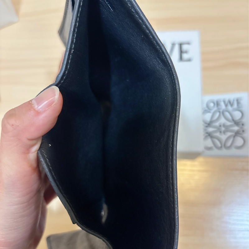 LOEWE 羅威 三摺短夾 (黑色) Small Vertical Wallet-5