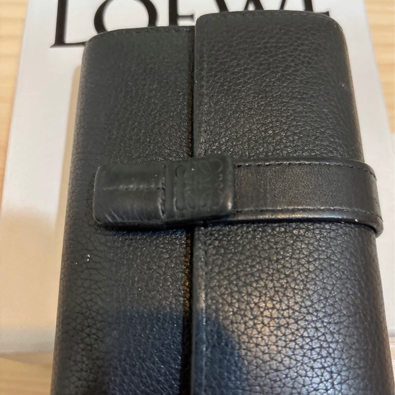 LOEWE 羅威 三摺短夾 (黑色) Small Vertical Wallet-19