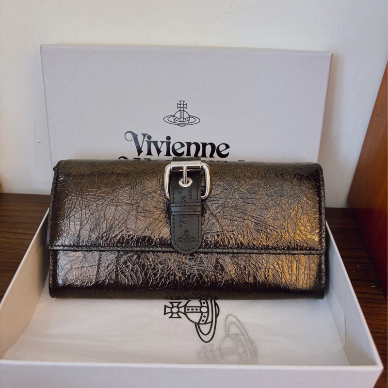 「全新」vivienne westwood 舊款真皮長夾-0
