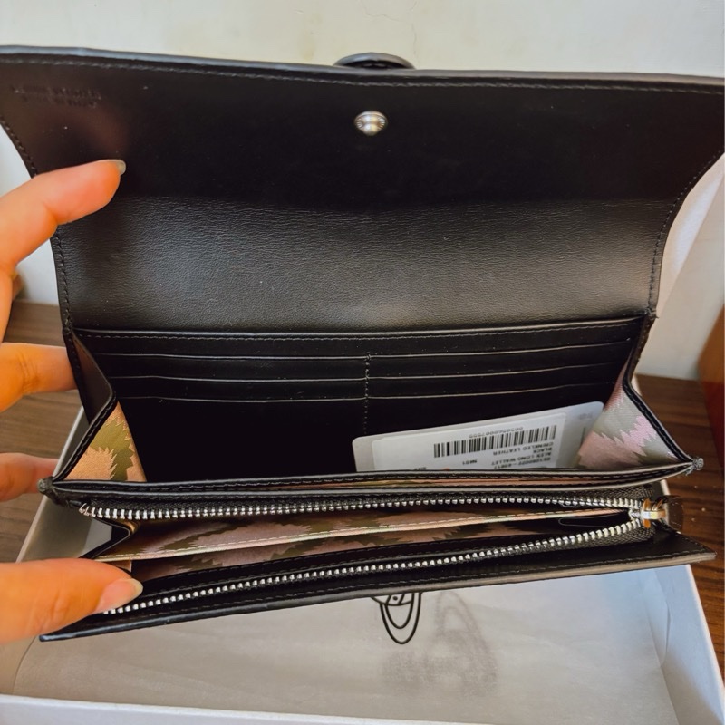 「全新」vivienne westwood 舊款真皮長夾-8