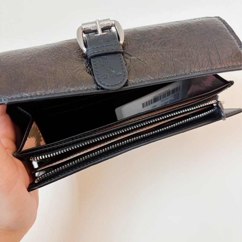 「全新」vivienne westwood 舊款真皮長夾-12