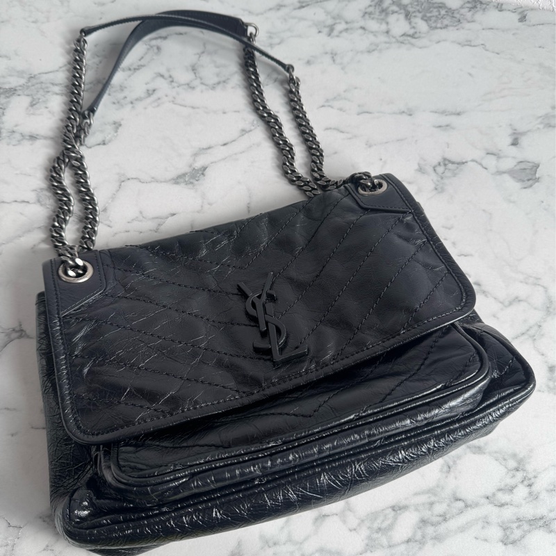 Ysl黑色so black niki 最好背❤️-1