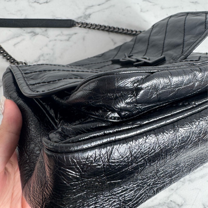 Ysl黑色so black niki 最好背❤️-5