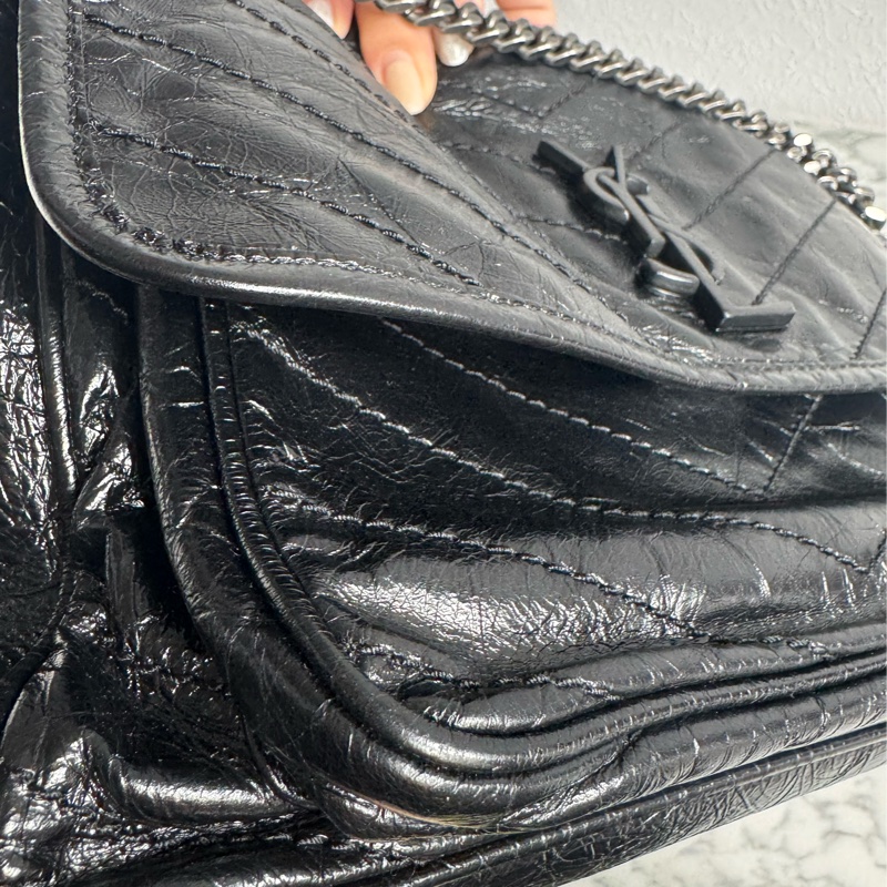 Ysl黑色so black niki 最好背❤️-11