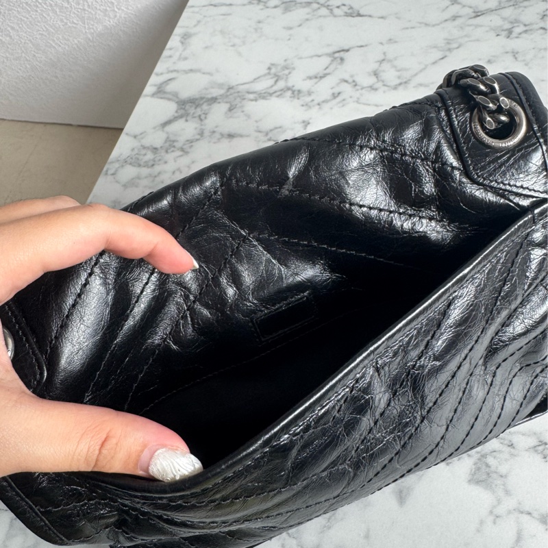 Ysl黑色so black niki 最好背❤️-14