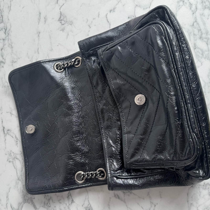 Ysl黑色so black niki 最好背❤️-19