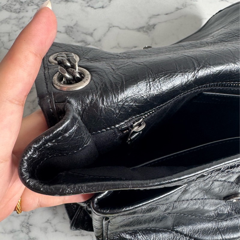 Ysl黑色so black niki 最好背❤️-23