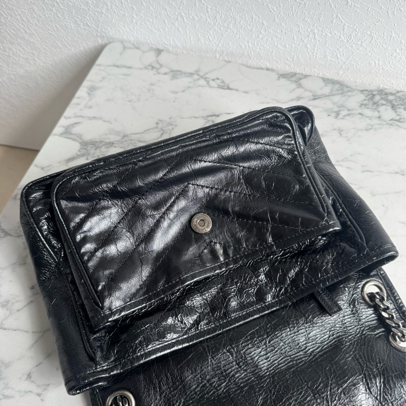 Ysl黑色so black niki 最好背❤️-40