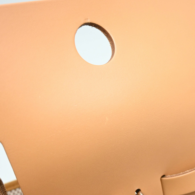 愛馬仕 Hermès Airbag Zip PM U 印花,2022 年款,女士手提包,Toile H 米色-5