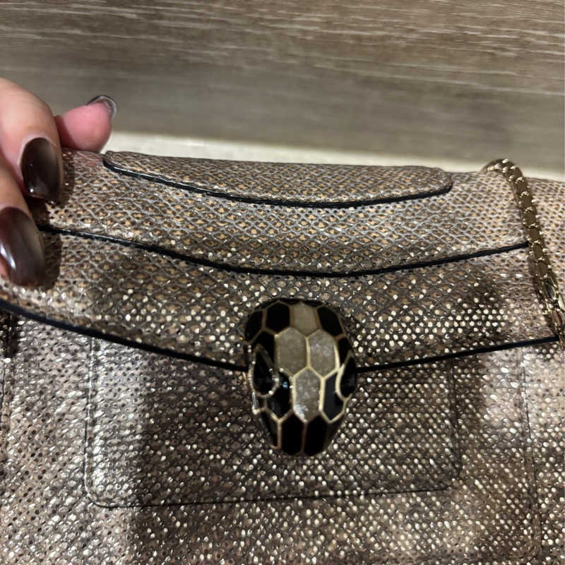 寶格麗Bvlgari Serpenti Forever水蛇皮小包-6