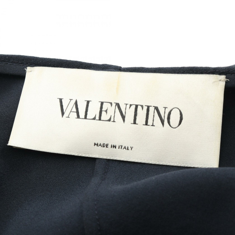 Valentino 套裝(上衣+半裙)P36200760 絲質海軍藍 二手女裝-3