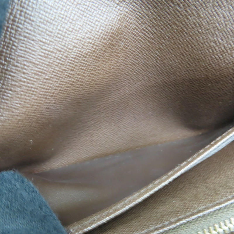棕色 棋盤格帆布 Sarah 扣式 長夾【LOUIS VUITTON LV 路易威登】 N61734-5