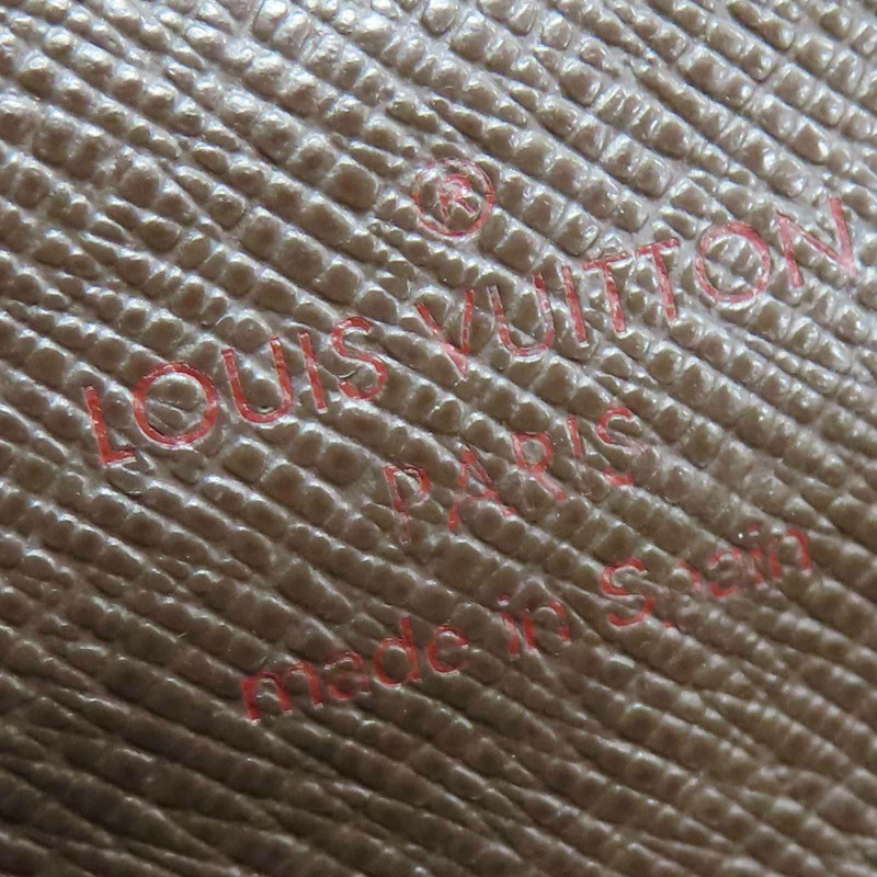 棕色 棋盤格帆布 Sarah 扣式 長夾【LOUIS VUITTON LV 路易威登】 N61734-8