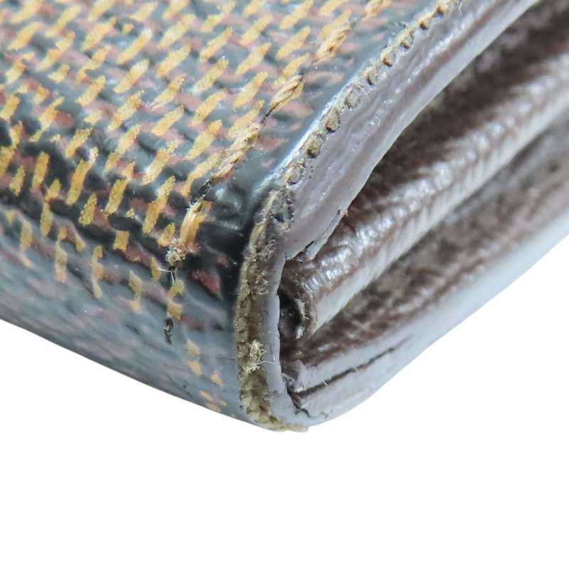 棕色 棋盤格帆布 Sarah 扣式 長夾【LOUIS VUITTON LV 路易威登】 N61734-11