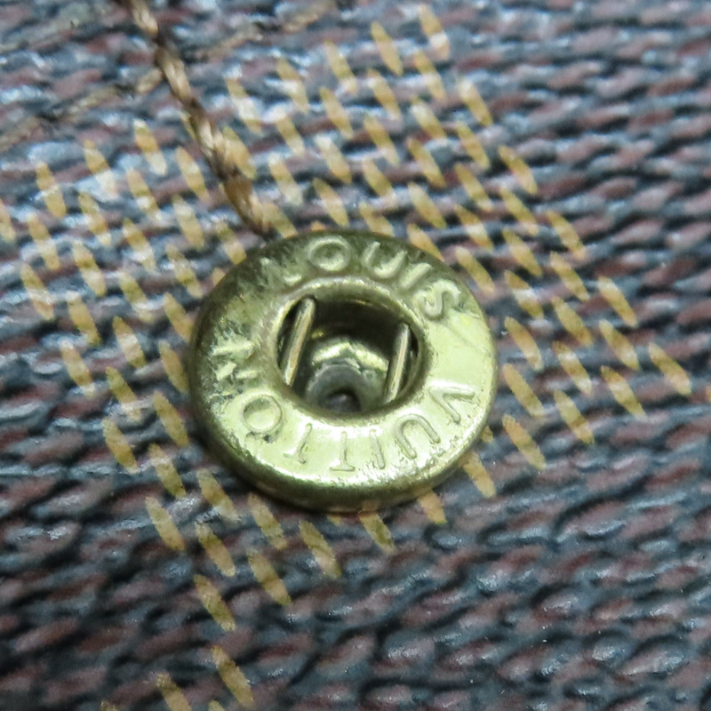 棕色 棋盤格帆布 Sarah 扣式 長夾【LOUIS VUITTON LV 路易威登】 N61734-15