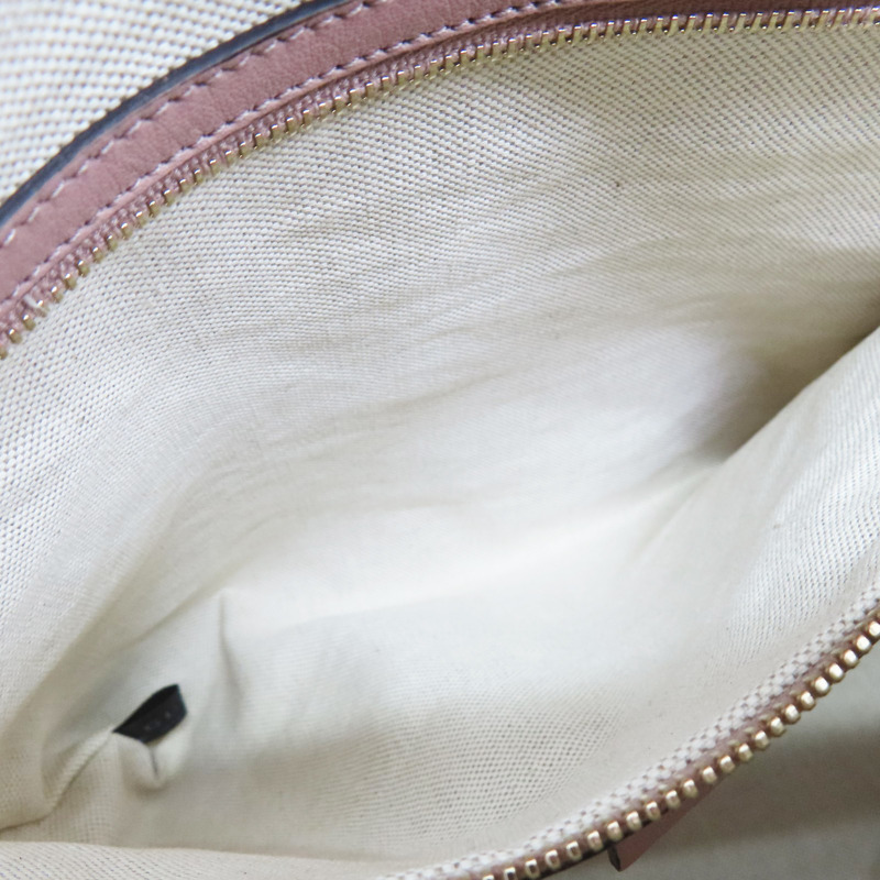 膚色 漆皮 手提包【GUCCI 古馳】 309616-5