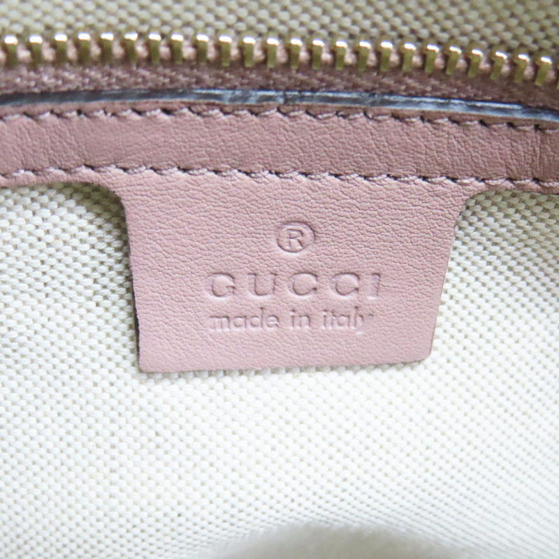 膚色 漆皮 手提包【GUCCI 古馳】 309616-6