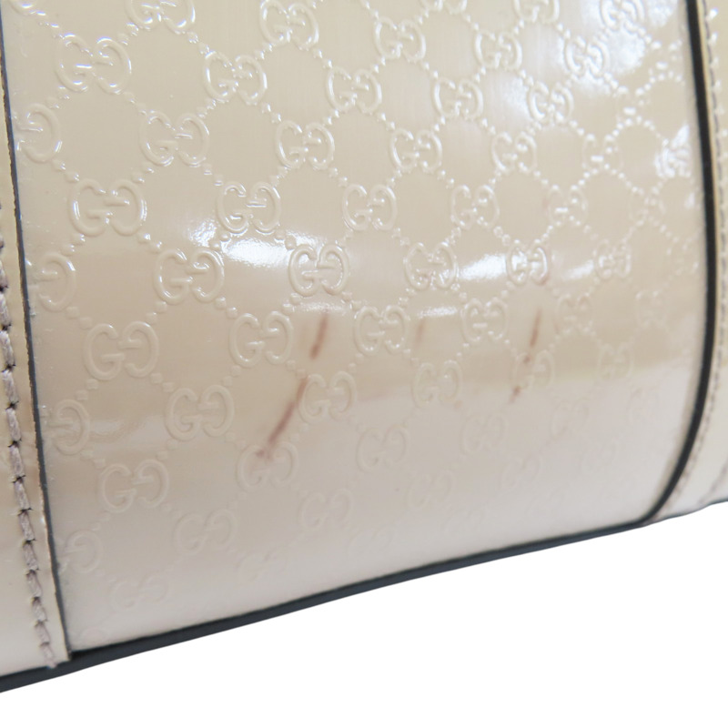 膚色 漆皮 手提包【GUCCI 古馳】 309616-15