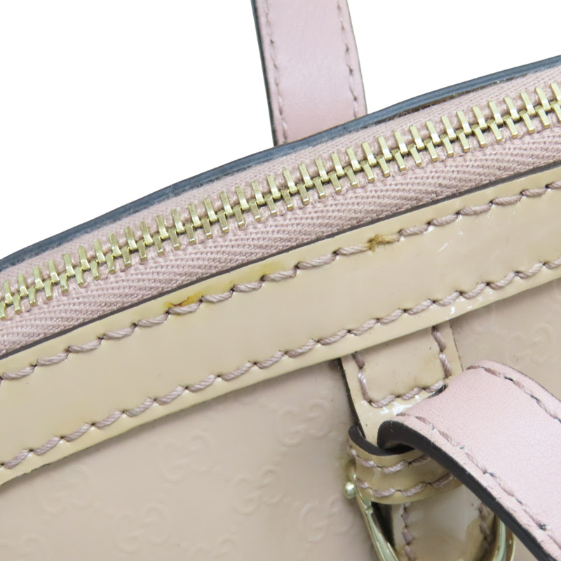 膚色 漆皮 手提包【GUCCI 古馳】 309616-18