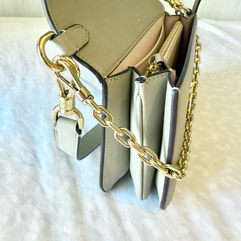 Kate Spade Dakota 真皮質感鍊包(淺米-奶茶色)-8