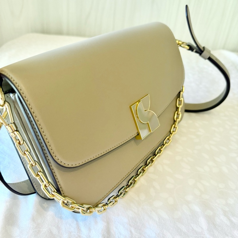 Kate Spade Dakota 真皮質感鍊包(淺米-奶茶色)-9