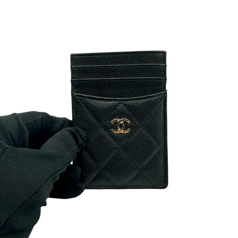 【美收精品】Chanel 經典粒面牛皮直式卡夾 B-952【隔月月中將轉賣至日本 上架期限30天】-0
