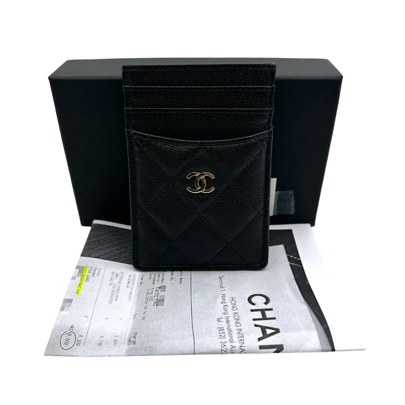 【美收精品】Chanel 經典粒面牛皮直式卡夾 B-952【隔月月中將轉賣至日本 上架期限30天】-9
