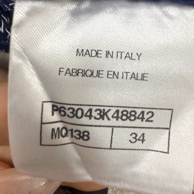 99新 未使用 Chanel 刺繡上衣 34碼-4